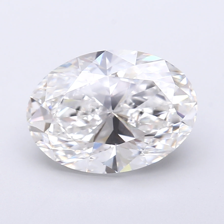4.00 Carat Oval Shaped, Very Good Cut, E Color, VVS2 Clarity, IGI Certified Lab Grown Diamond