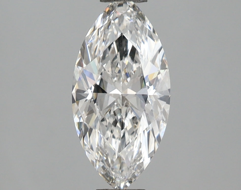 1.07 Carat Marquise Shaped, Ideal Cut, D Color, VVS2 Clarity, IGI Certified Lab Grown Diamond