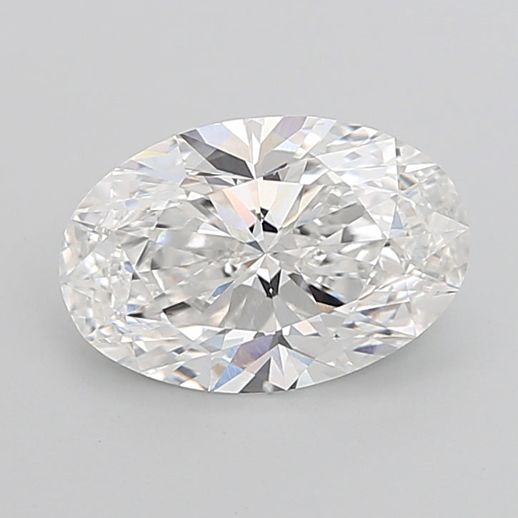 4.74 Carat Oval Shaped, Ideal Cut, E Color, VVS2 Clarity, IGI Certified Lab Grown Diamond