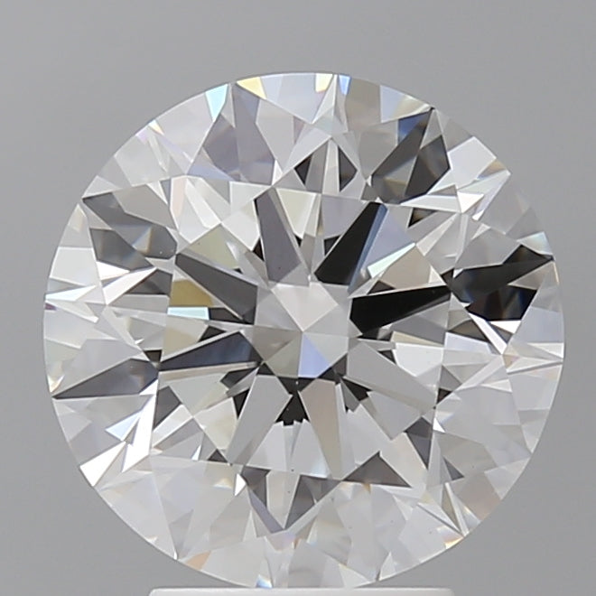 4.02 Carat Round Shaped, Ideal Cut, E Color, VVS2 Clarity, IGI Certified Lab Grown Diamond