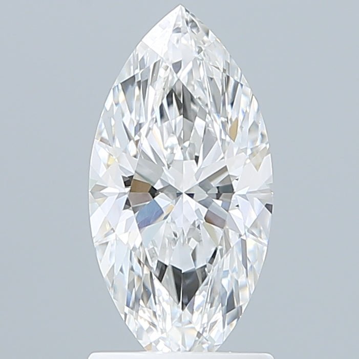 1.58 Carat Marquise Shaped, Excellent Cut, E Color, VVS2 Clarity, IGI Certified Lab Grown Diamond