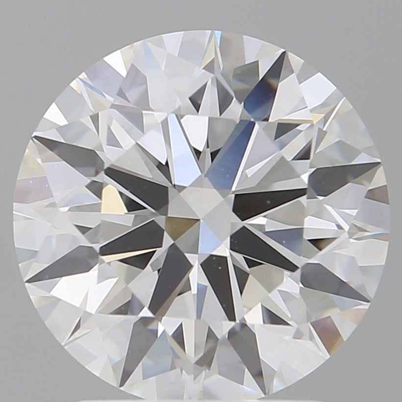 2.60 Carat Round Shaped, Ideal Cut, F Color, VVS2 Clarity, IGI Certified Lab Grown Diamond