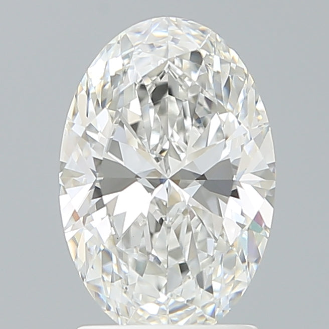 2.02 Carat Oval Shaped, Ideal Cut, E Color, VVS2 Clarity, IGI Certified Lab Grown Diamond