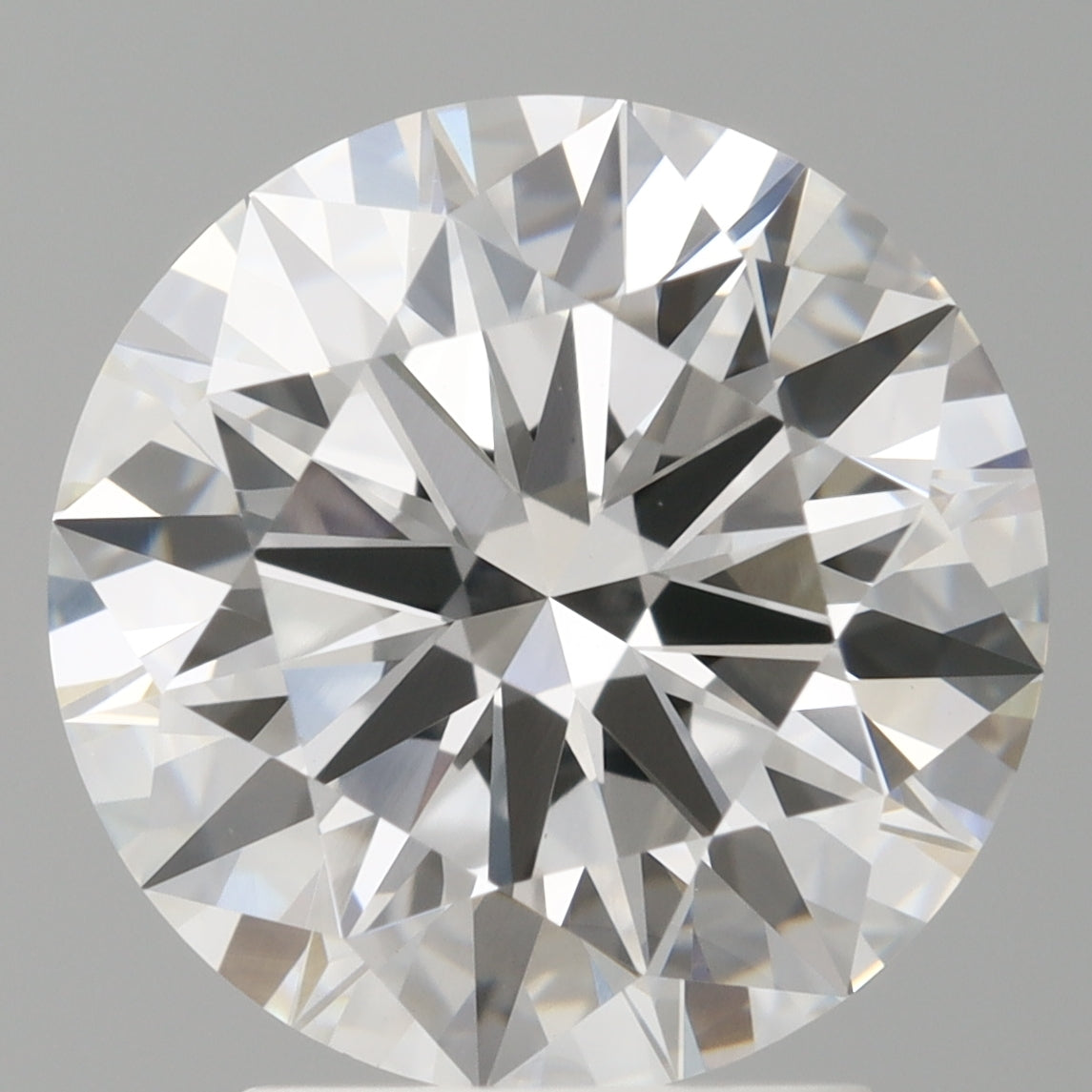 3.09 Carat Round Shaped, Ideal Cut, E Color, VVS2 Clarity, IGI Certified Lab Grown Diamond