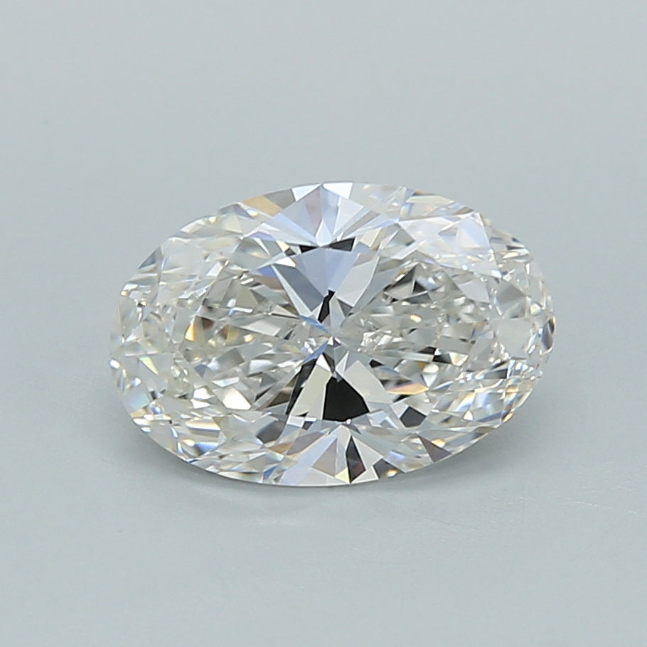 1.52 Carat Oval Shaped, Ideal Cut, G Color, VVS2 Clarity, IGI Certified Lab Grown Diamond
