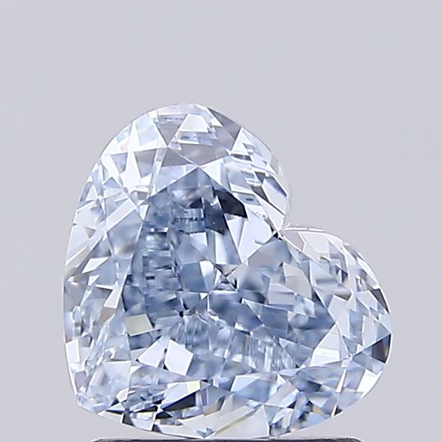 1.54 Carat Heart Shaped, Ideal Cut, VVS2 Clarity, IGI Certified Lab Grown Diamond