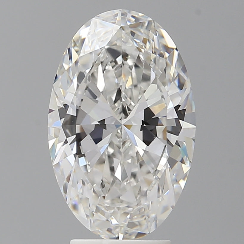 4.05 Carat Oval Shaped, Ideal Cut, F Color, VS1 Clarity, IGI Certified Lab Grown Diamond