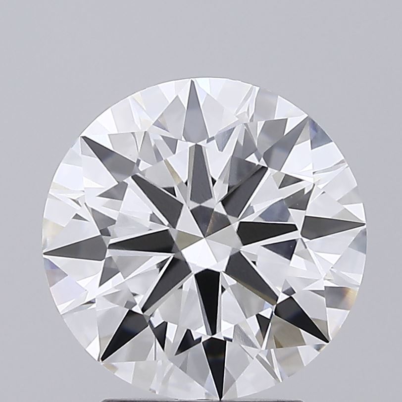 3.03 Carat Round Shaped, Ideal Cut, F Color, VVS2 Clarity, IGI Certified Lab Grown Diamond