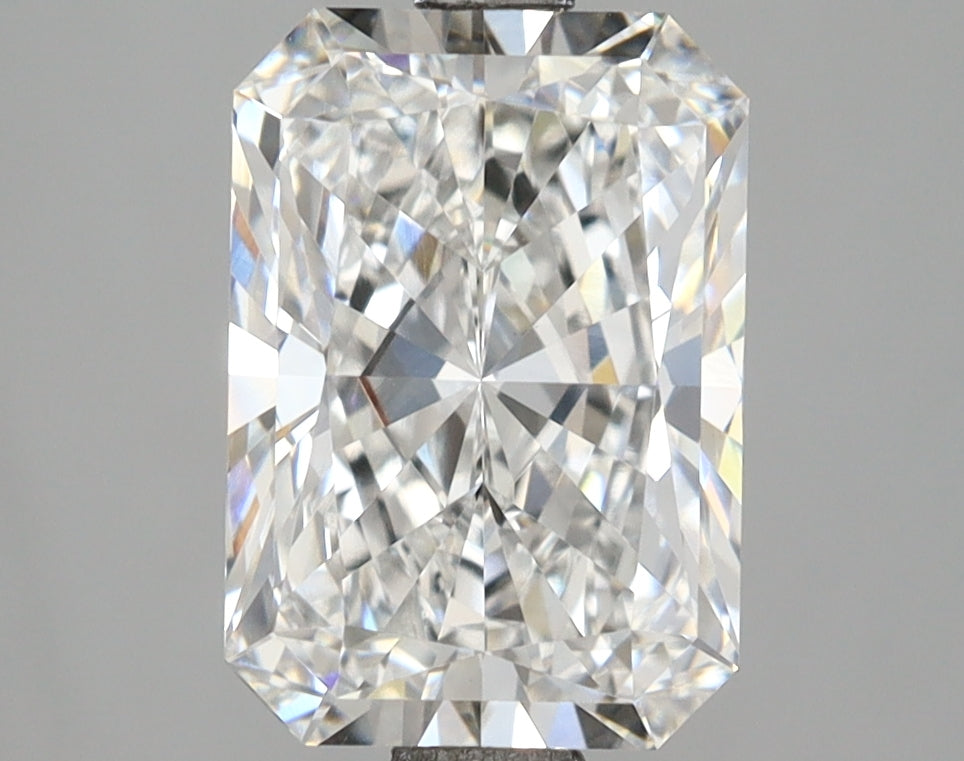 3.06 Carat Radiant Shaped, Ideal Cut, E Color, VVS2 Clarity, IGI Certified Lab Grown Diamond