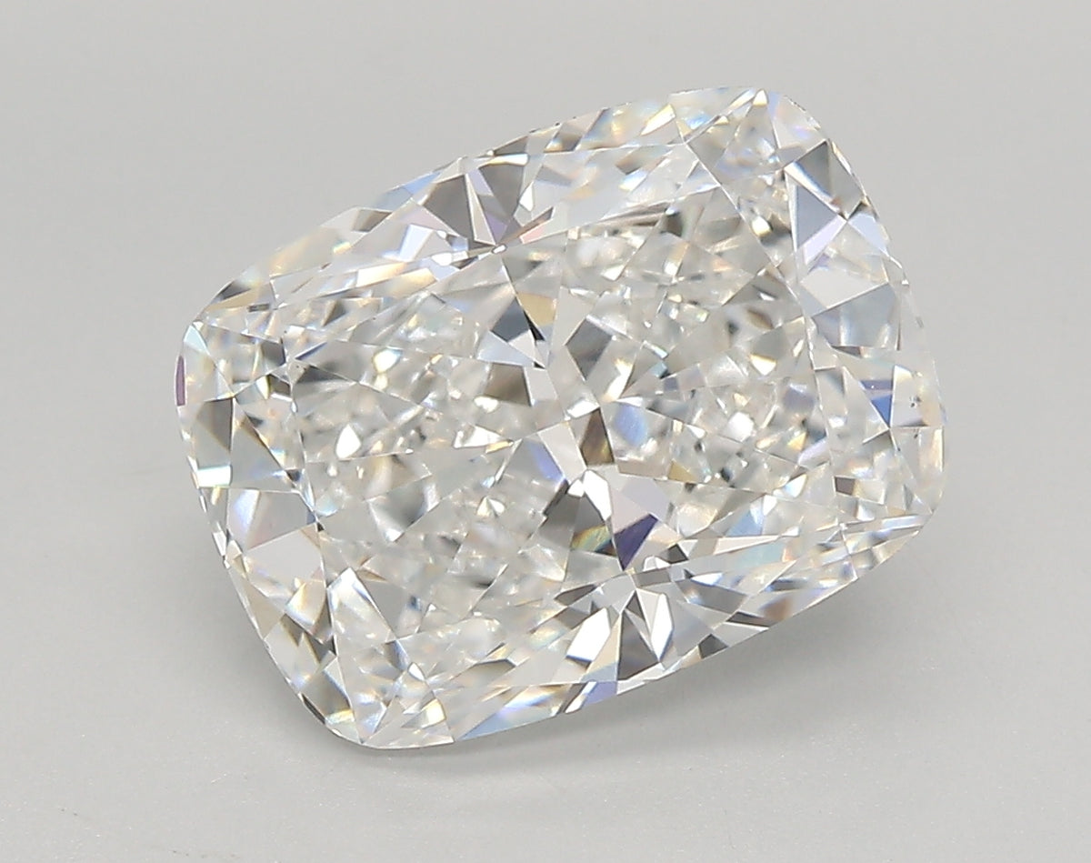 4.33 Carat Cushion Shaped, Very Good Cut, D Color, VS1 Clarity, IGI Certified Lab Grown Diamond