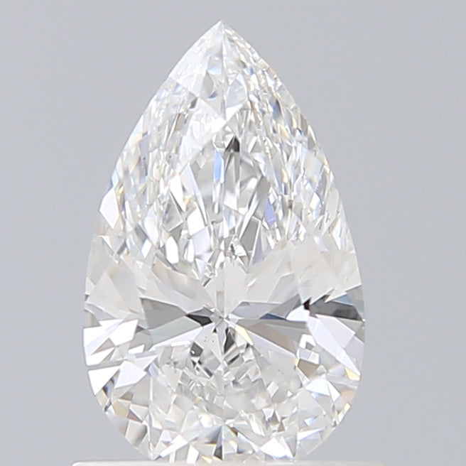 0.90 Carat Pear Shaped, Ideal Cut, E Color, VS2 Clarity, IGI Certified Lab Grown Diamond