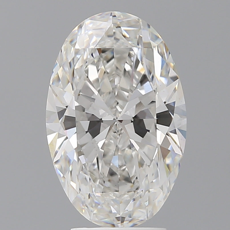 4.09 Carat Oval Shaped, Ideal Cut, F Color, VS1 Clarity, IGI Certified Lab Grown Diamond