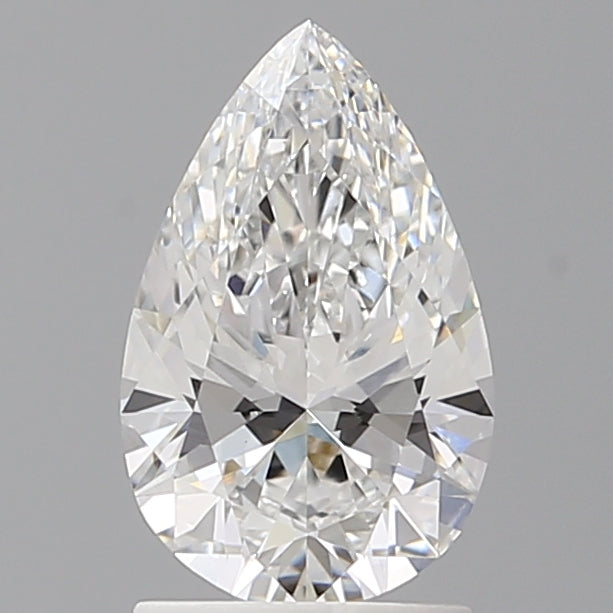 1.57 Carat Pear Shaped, Ideal Cut, E Color, VVS2 Clarity, IGI Certified Lab Grown Diamond
