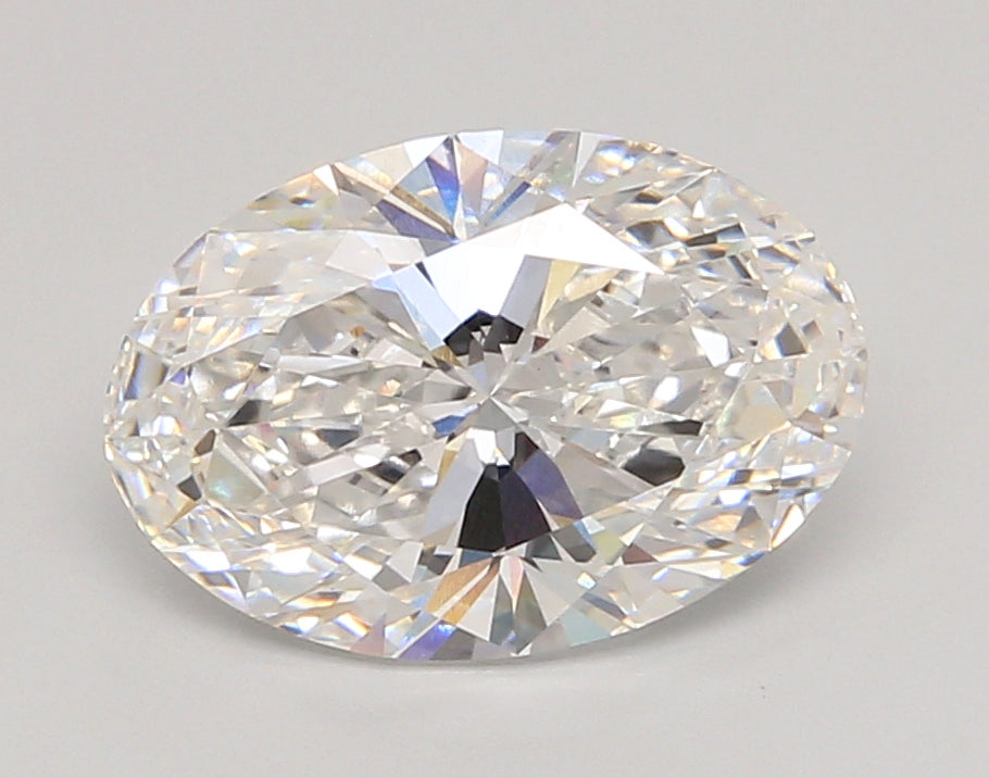 3.03 Carat Oval Shaped, Ideal Cut, E Color, VVS2 Clarity, IGI Certified Lab Grown Diamond