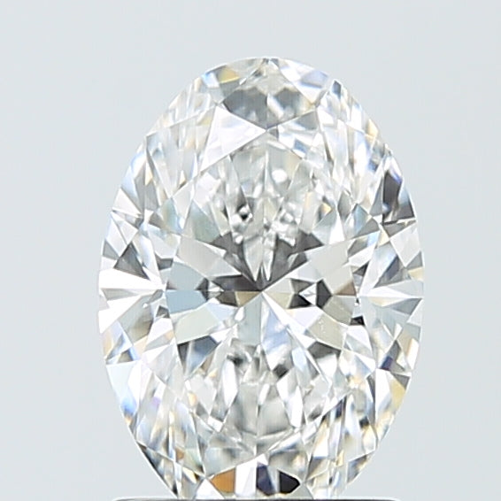 1.58 Carat Oval Shaped, Ideal Cut, D Color, VVS2 Clarity, IGI Certified Lab Grown Diamond