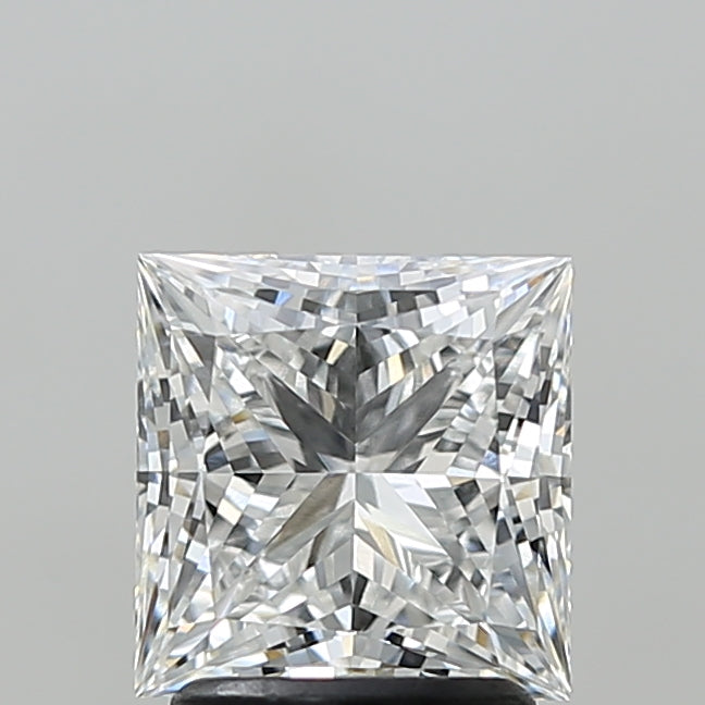 2.08 Carat Princess Shaped, Ideal Cut, E Color, VVS2 Clarity, IGI Certified Lab Grown Diamond