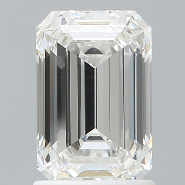1.74 Carat Emerald Shaped, Ideal Cut, E Color, VVS2 Clarity, IGI Certified Lab Grown Diamond