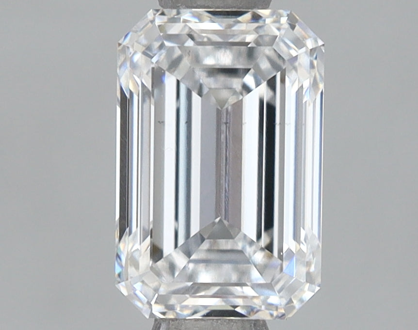1.41 Carat Emerald Shaped, Ideal Cut, D Color, VS1 Clarity, IGI Certified Lab Grown Diamond