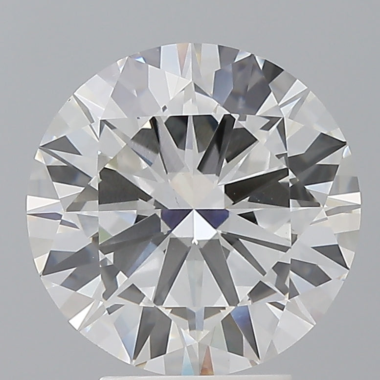 4.01 Carat Round Shaped, Excellent Cut, F Color, VVS2 Clarity, IGI Certified Lab Grown Diamond