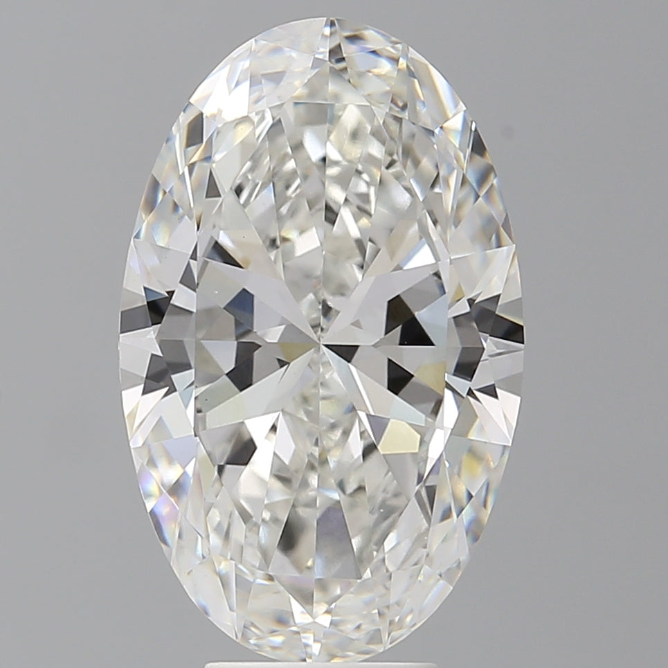 6.52 Carat Oval Shaped, Ideal Cut, F Color, VVS2 Clarity, IGI Certified Lab Grown Diamond