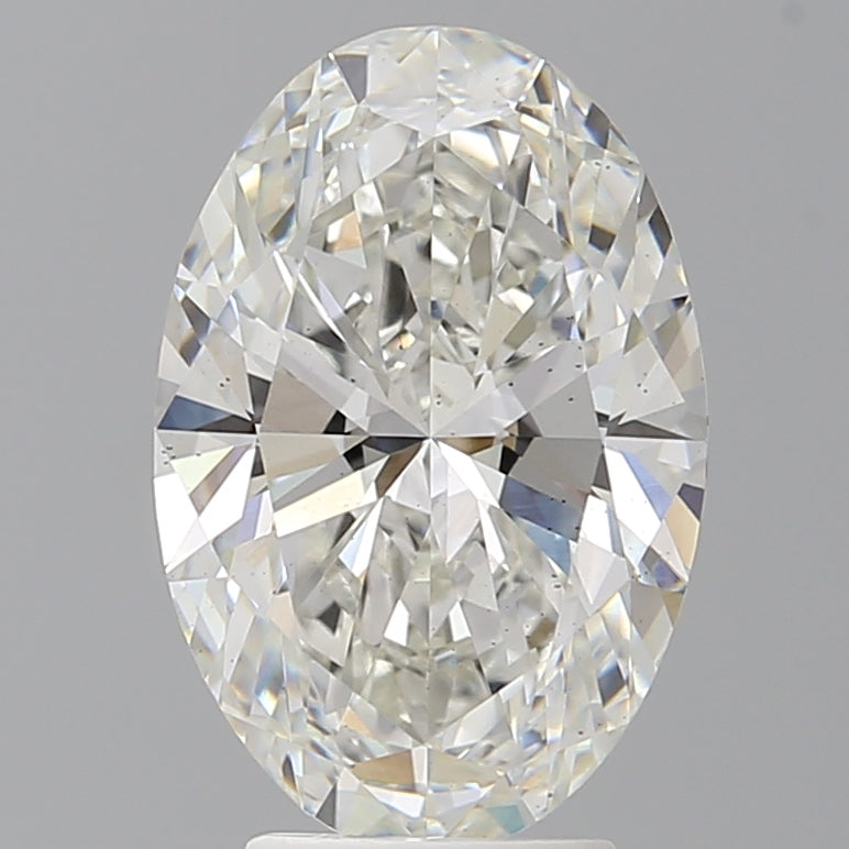 4.08 Carat Oval Shaped, Ideal Cut, F Color, VS2 Clarity, IGI Certified Lab Grown Diamond