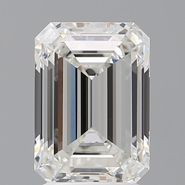 2.51 Carat Emerald Shaped, Ideal Cut, E Color, VVS2 Clarity, IGI Certified Lab Grown Diamond