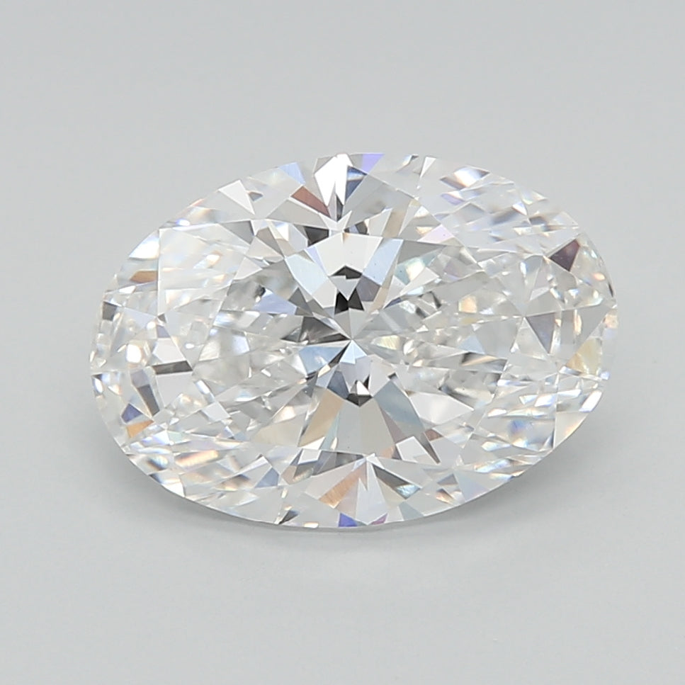 3.02 Carat Oval Shaped, Ideal Cut, E Color, VVS2 Clarity, IGI Certified Lab Grown Diamond