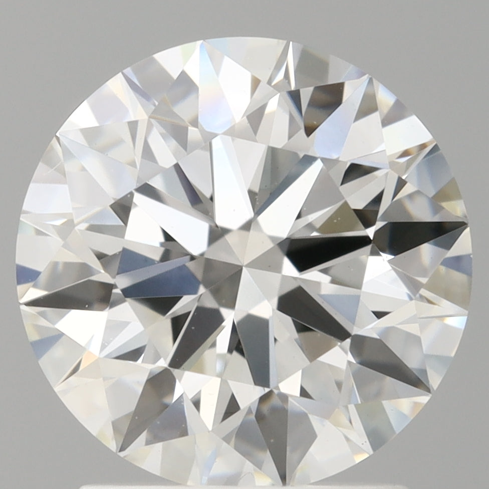2.09 Carat Round Shaped, Ideal Cut, F Color, VVS2 Clarity, IGI Certified Lab Grown Diamond