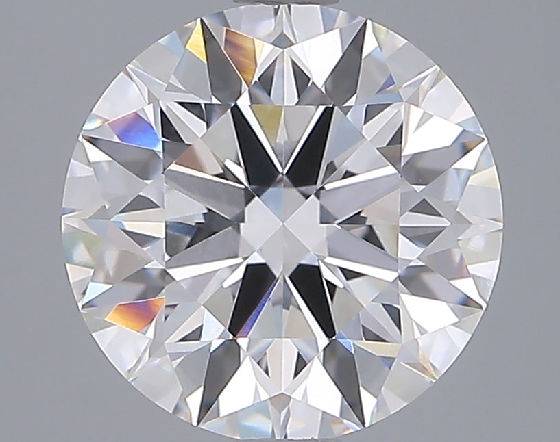 3.04 Carat Round Shaped, Ideal Cut, D Color, VVS2 Clarity, IGI Certified Lab Grown Diamond