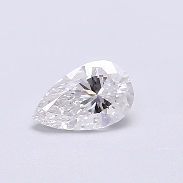 0.38 Carat Pear Shaped, Very Good Cut, D Color, VS1 Clarity, IGI Certified Lab Grown Diamond