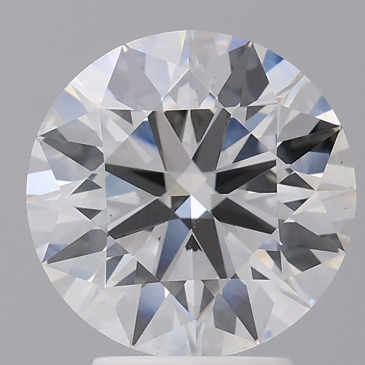 3.56 Carat Round Shaped, Ideal Cut, D Color, VS2 Clarity, IGI Certified Lab Grown Diamond