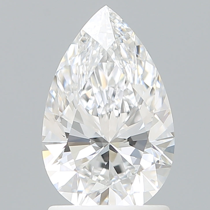 1.52 Carat Pear Shaped, Ideal Cut, D Color, VVS2 Clarity, IGI Certified Lab Grown Diamond