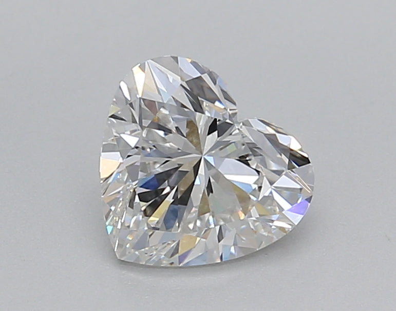 1.00 Carat Heart Shaped, Excellent Cut, E Color, VVS2 Clarity, IGI Certified Lab Grown Diamond
