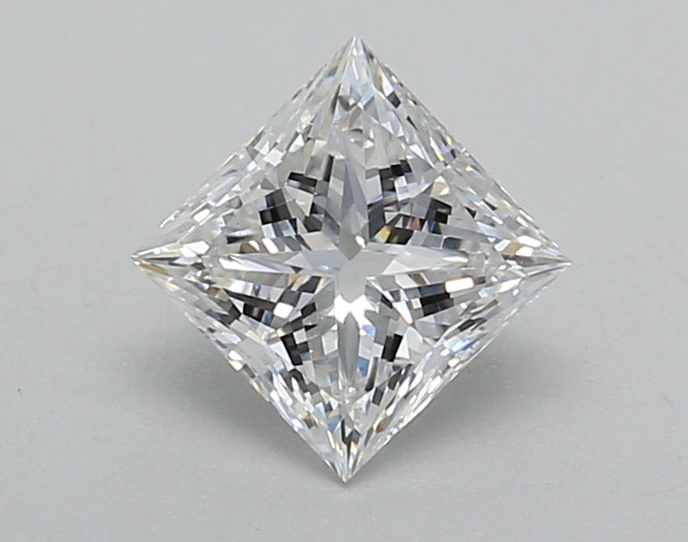 1.02 Carat Princess Shaped, Very Good Cut, D Color, VS1 Clarity, IGI Certified Lab Grown Diamond