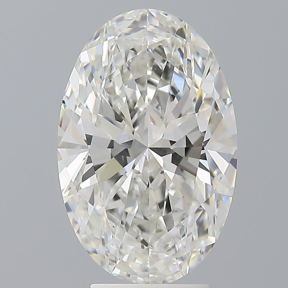 4.57 Carat Oval Shaped, Ideal Cut, F Color, VS2 Clarity, IGI Certified Lab Grown Diamond