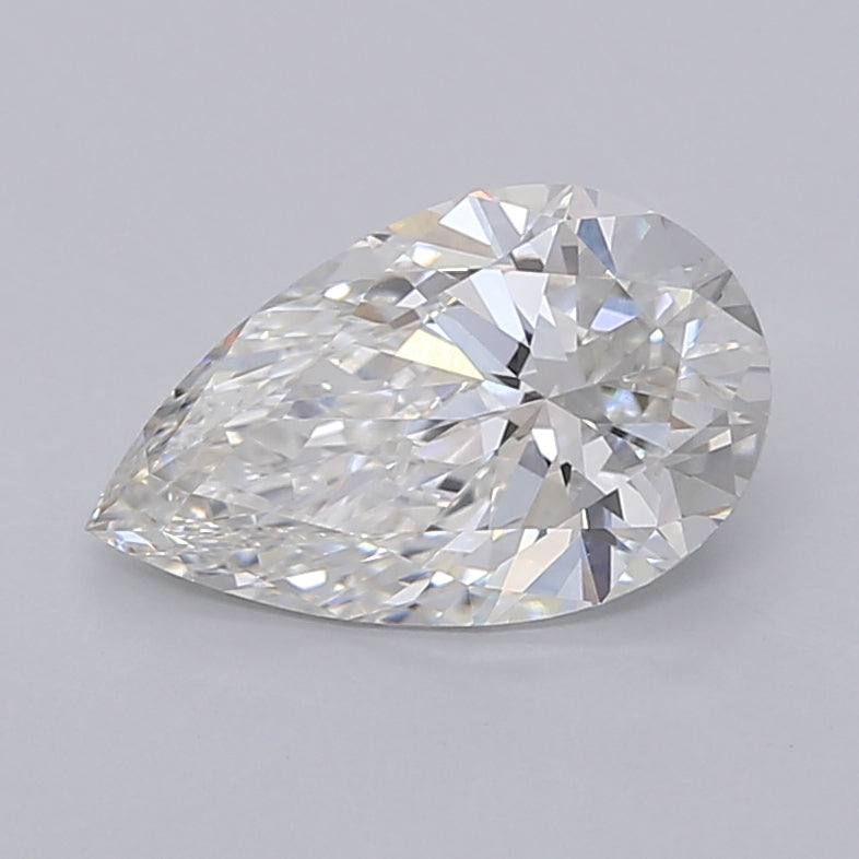1.91 Carat Pear Shaped, Ideal Cut, F Color, VVS2 Clarity, IGI Certified Lab Grown Diamond
