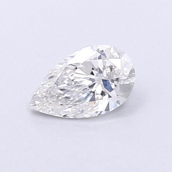 0.36 Carat Pear Shaped, Very Good Cut, D Color, VS2 Clarity, IGI Certified Lab Grown Diamond