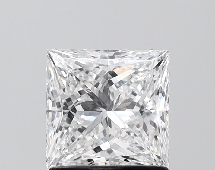 1.17 Carat Princess Shaped, Excellent Cut, E Color, VVS2 Clarity, IGI Certified Lab Grown Diamond