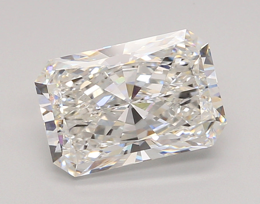 3.03 Carat Radiant Shaped, Ideal Cut, F Color, VVS1 Clarity, IGI Certified Lab Grown Diamond