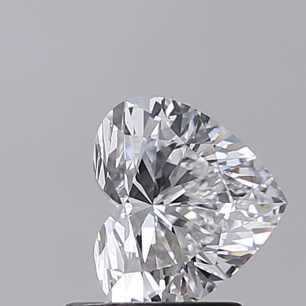 1.02 Carat Heart Shaped, Excellent Cut, D Color, VVS1 Clarity, IGI Certified Lab Grown Diamond