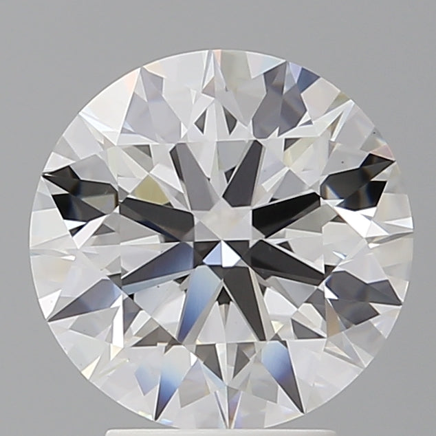 3.58 Carat Round Shaped, Ideal Cut, E Color, VVS2 Clarity, IGI Certified Lab Grown Diamond