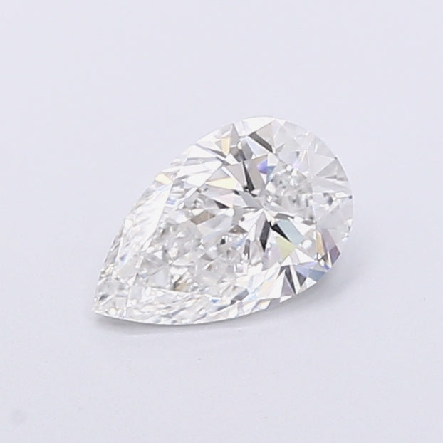 0.76 Carat Pear Shaped, Very Good Cut, E Color, VVS2 Clarity, IGI Certified Lab Grown Diamond