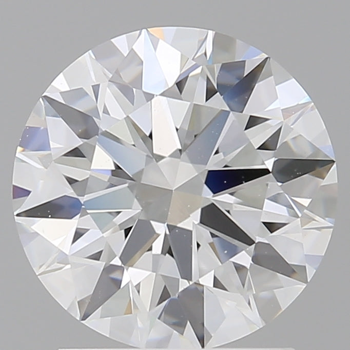 2.04 Carat Round Shaped, Ideal Cut, E Color, VVS2 Clarity, IGI Certified Lab Grown Diamond
