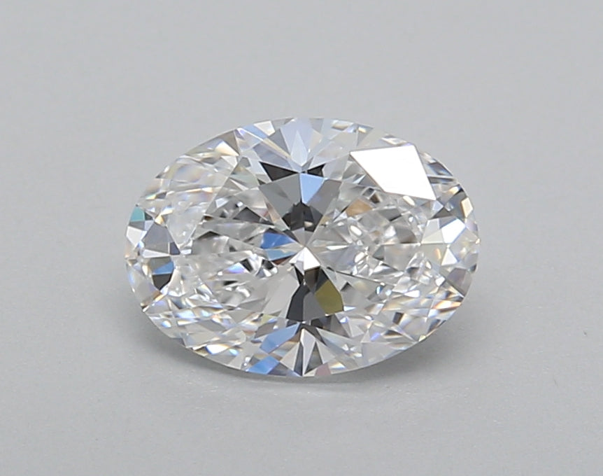 1.08 Carat Oval Shaped, Very Good Cut, D Color, VVS2 Clarity, IGI Certified Lab Grown Diamond