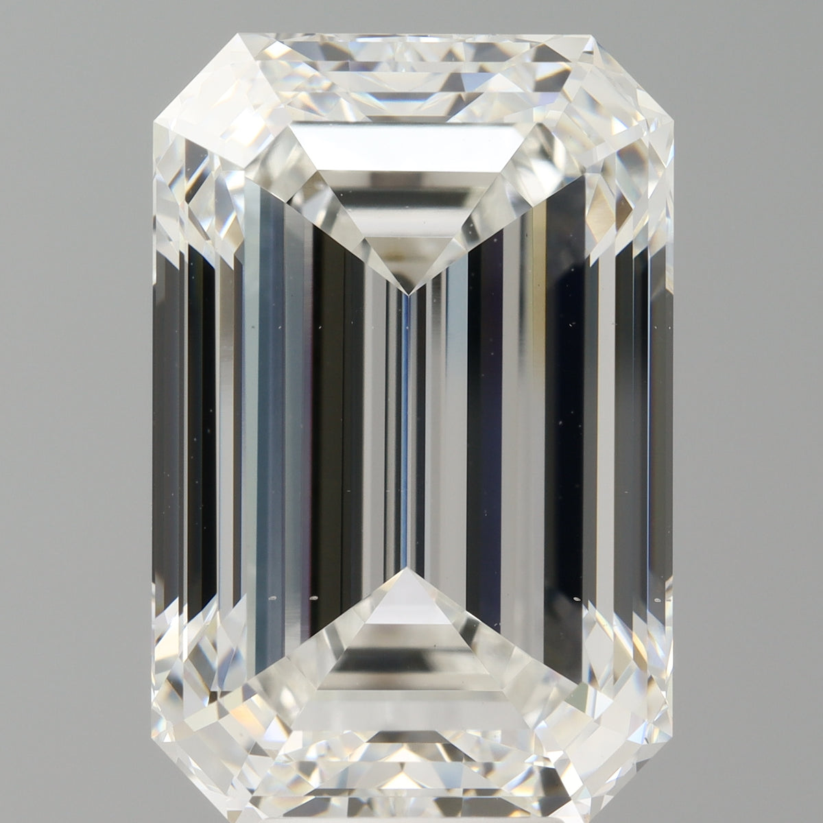 10.05 Carat Emerald Shaped, Ideal Cut, F Color, VS1 Clarity, IGI Certified Lab Grown Diamond