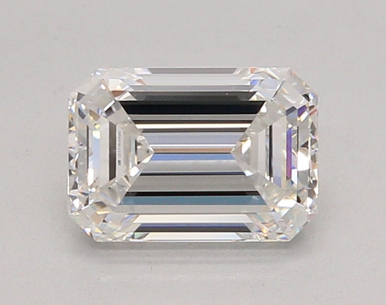 2.04 Carat Emerald Shaped, Ideal Cut, E Color, VVS1 Clarity, IGI Certified Lab Grown Diamond