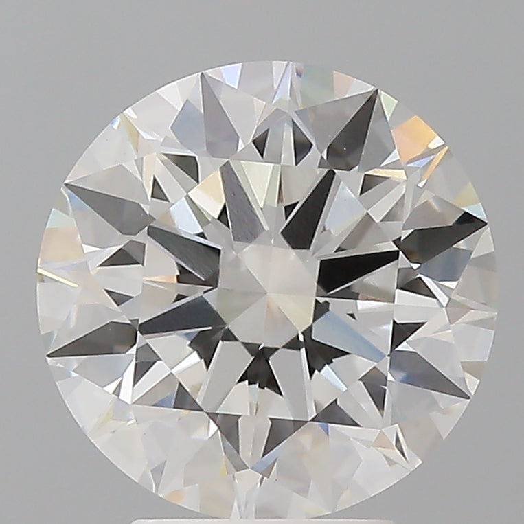 4.04 Carat Round Shaped, Ideal Cut, E Color, VVS2 Clarity, IGI Certified Lab Grown Diamond