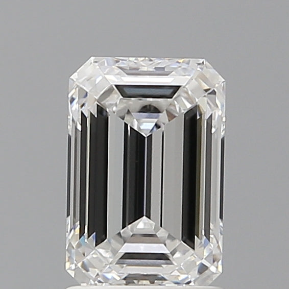 1.60 Carat Emerald Shaped, Ideal Cut, D Color, VS1 Clarity, IGI Certified Lab Grown Diamond