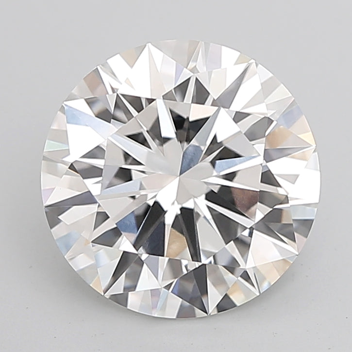 7.00 Carat Round Shaped, Excellent Cut, F Color, VVS2 Clarity, IGI Certified Lab Grown Diamond