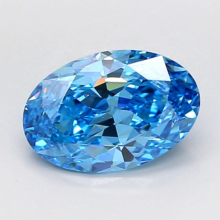 2.05 Carat Oval Shaped, Ideal Cut, VVS2 Clarity, IGI Certified Lab Grown Diamond